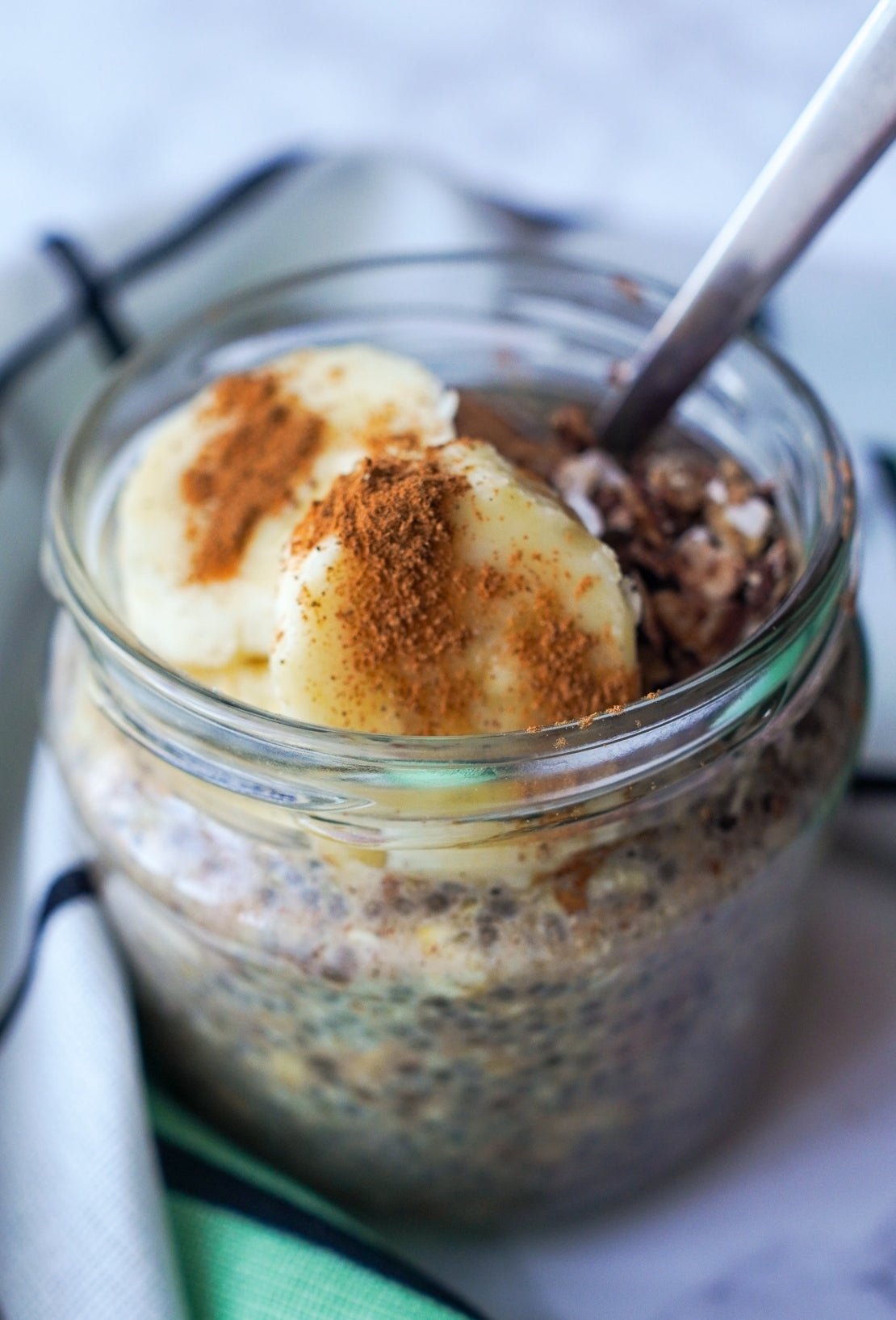 Pudín de chía con churro: súper fácil, nutritivo y cremoso