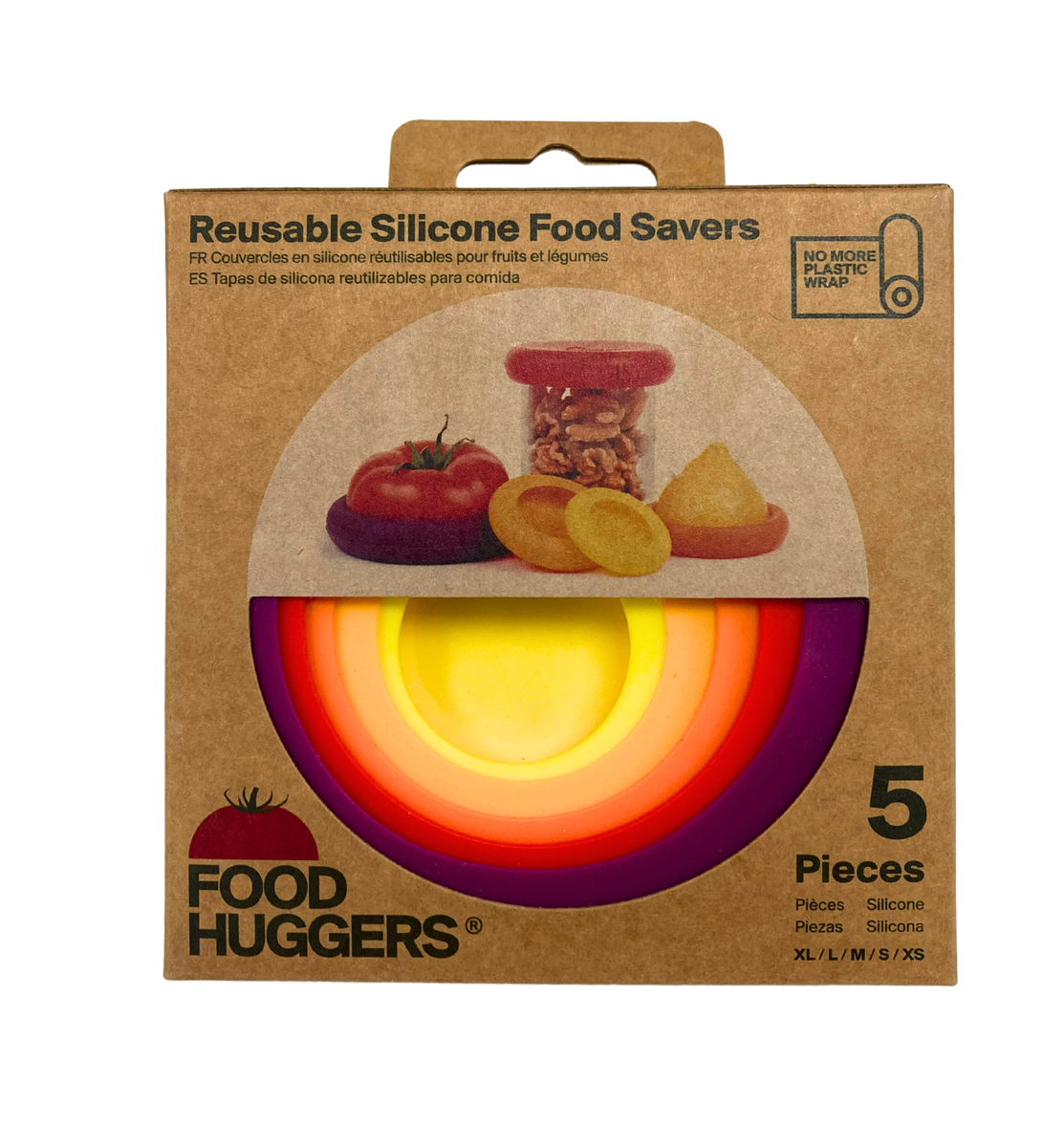 Food Savers, Silicone, Reusable, Food Huggers Country Life Natural Foods