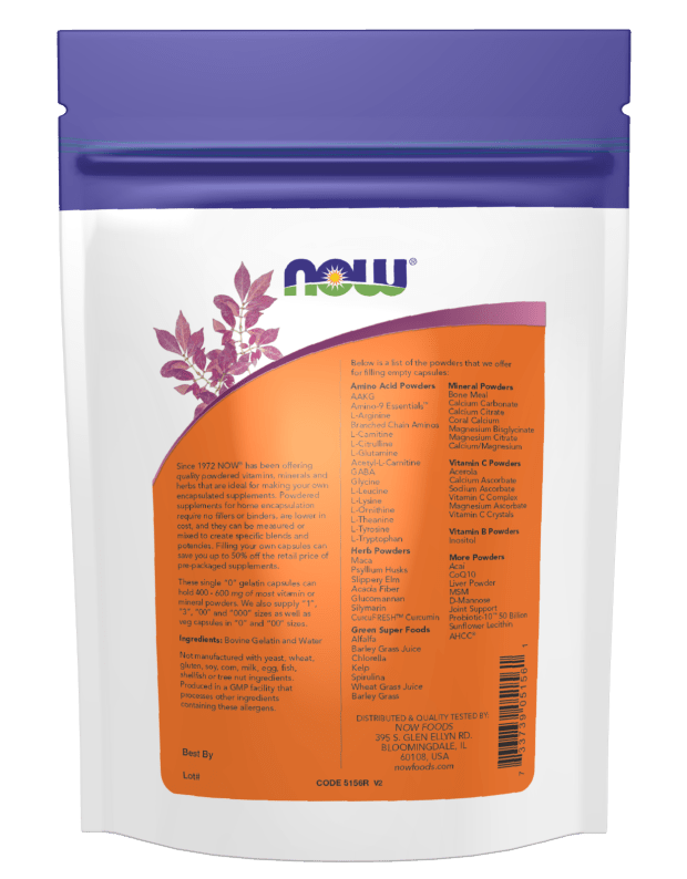 Veg Capsules Double "00" | Country Life Natural Foods