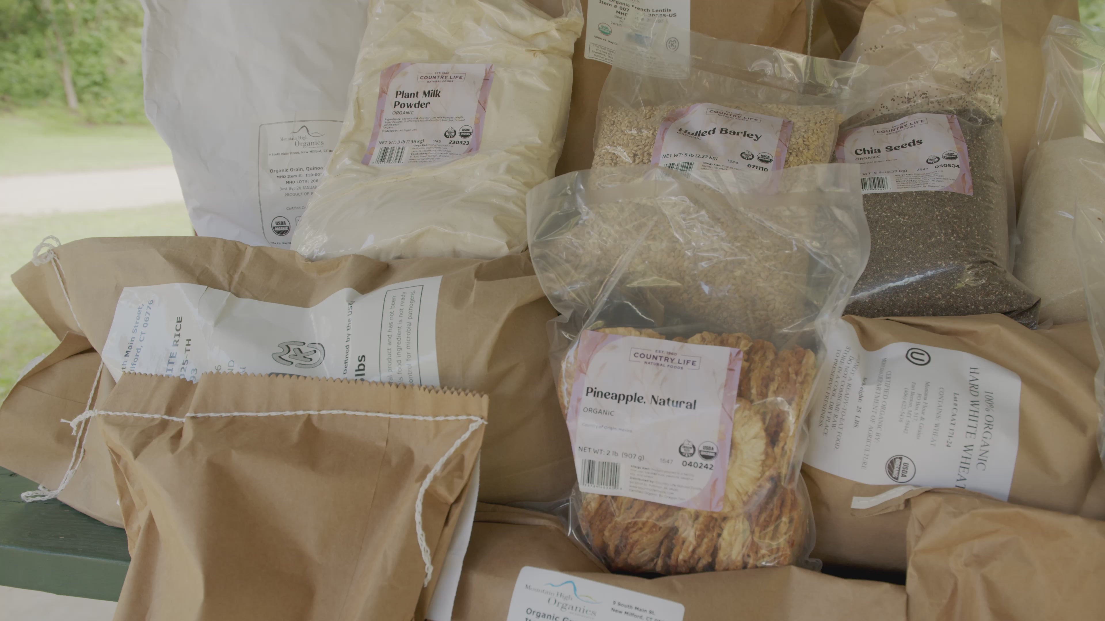 Long-Term Food Supply, Organic