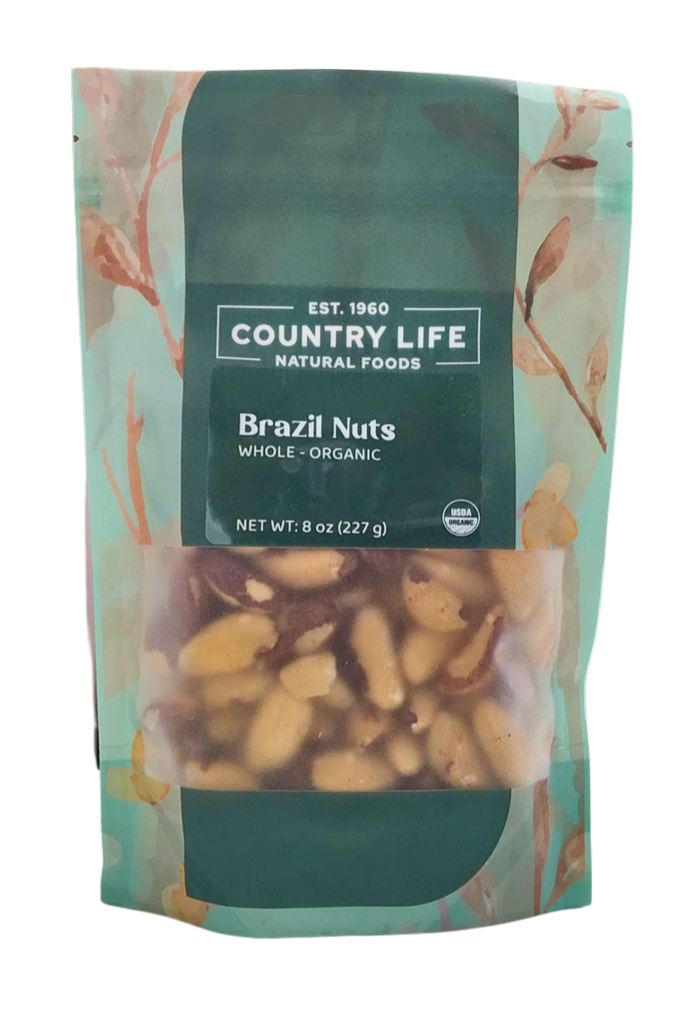 Organic Brazil Nuts, Whole - Country Life Natural Foods
