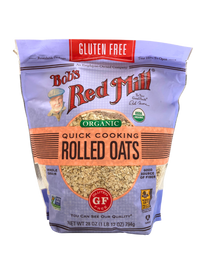 Organic Oats, Quick Rolled, Gluten Free, BRM - Country Life Natural Foods