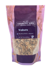 Organic Walnuts, 1/2s & Pieces - Country Life Natural Foods