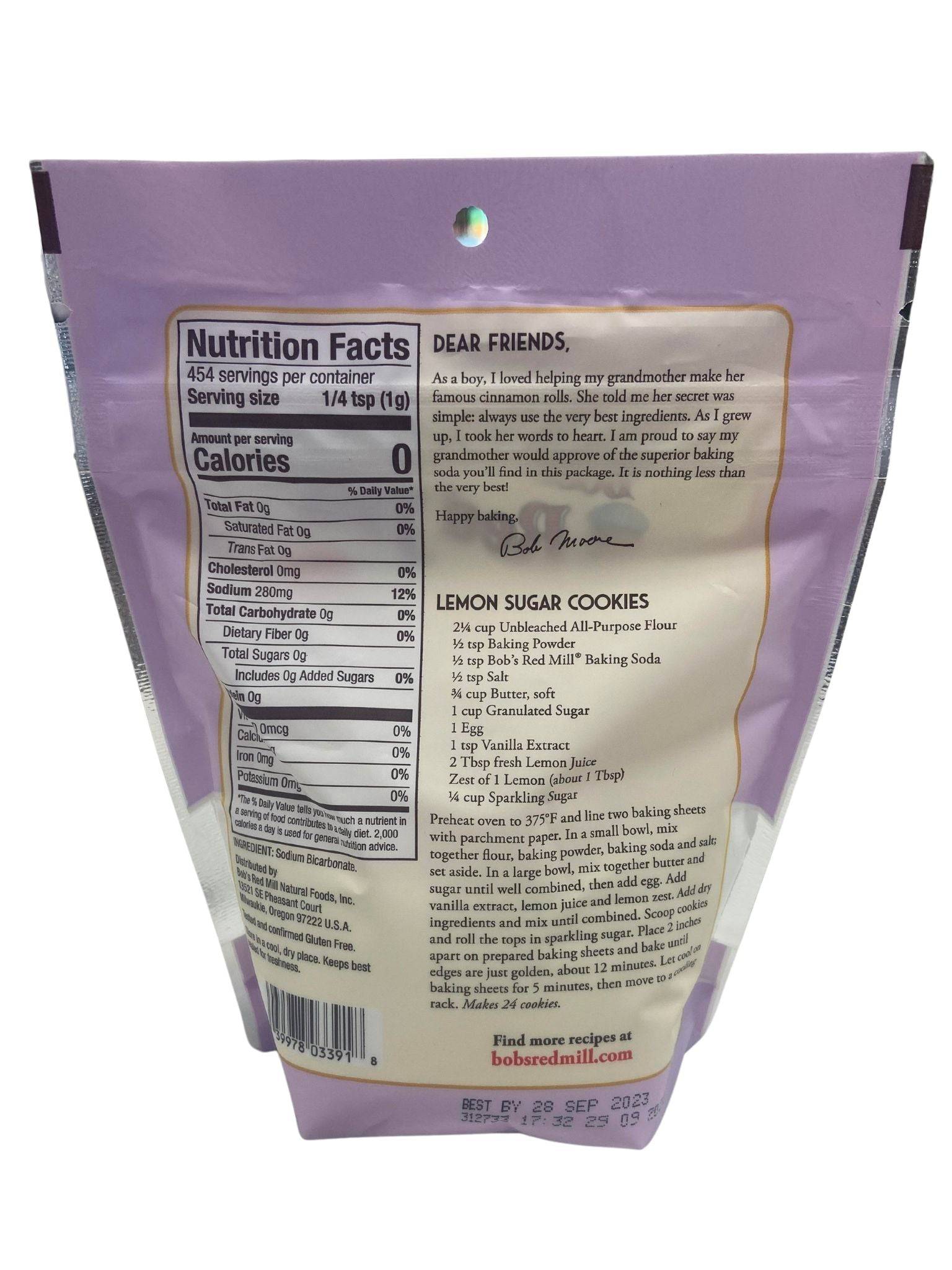 Bobs Baking Soda GF - Country Life Natural Foods