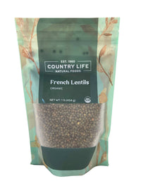 Organic Lentils, French - Country Life Natural Foods