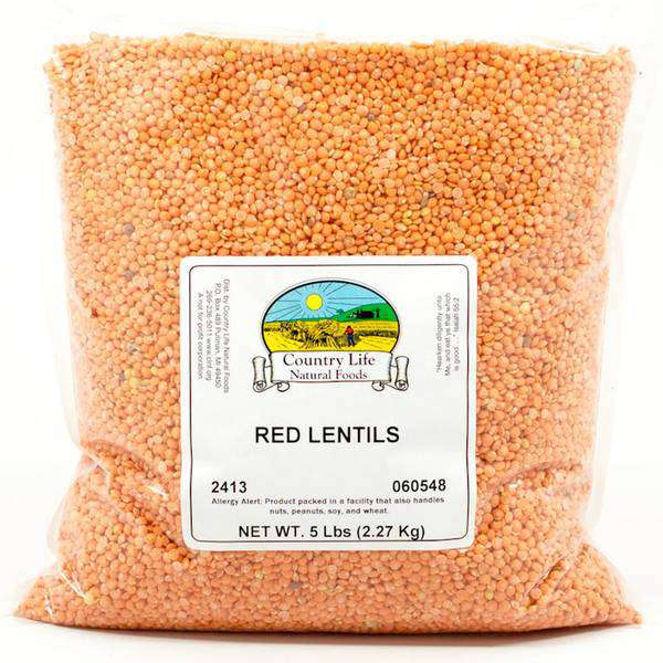 
                  
                    Lentils, Red - Country Life Natural Foods
                  
                