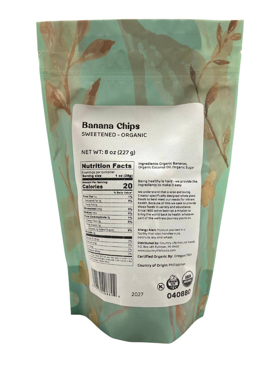 Organic Banana Chips