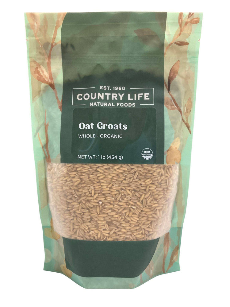 Organic Oat Groats, Whole - Country Life Natural Foods