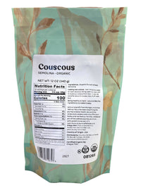 Organic Couscous, Semolina - Country Life Natural Foods