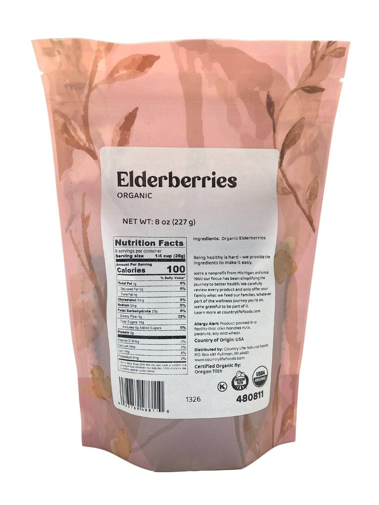 
                  
                    Organic Elderberries - Country Life Natural Foods
                  
                