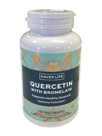 Quercetin With Bromelain 120 Veg Capsules - Country Life Natural Foods
