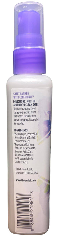Crystal Deodorant Spray Lavender & White Tea - Country Life Natural Foods