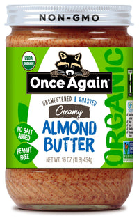 Organic Almond Butter, Creamy - Country Life Natural Foods