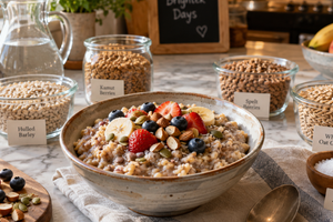 A Hearty 4-Grain Cereal Inspired by Lifestyle Medicine