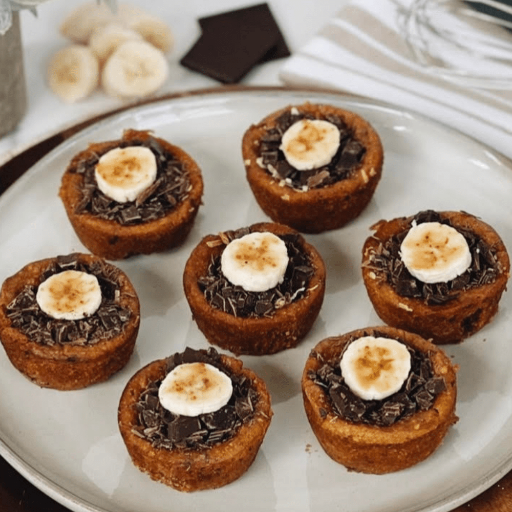 Vegan, Gluten-Free Choc Chip Banana Bread Muffins