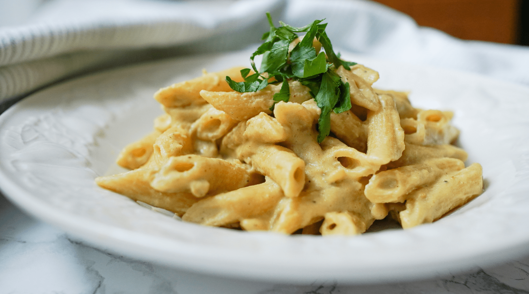 Super Creamy Vegan Alfredo Pasta