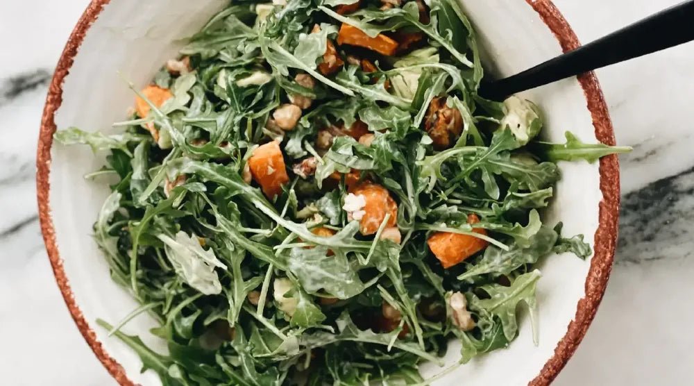 Garbanzo and Roasted Sweet Potato Salad