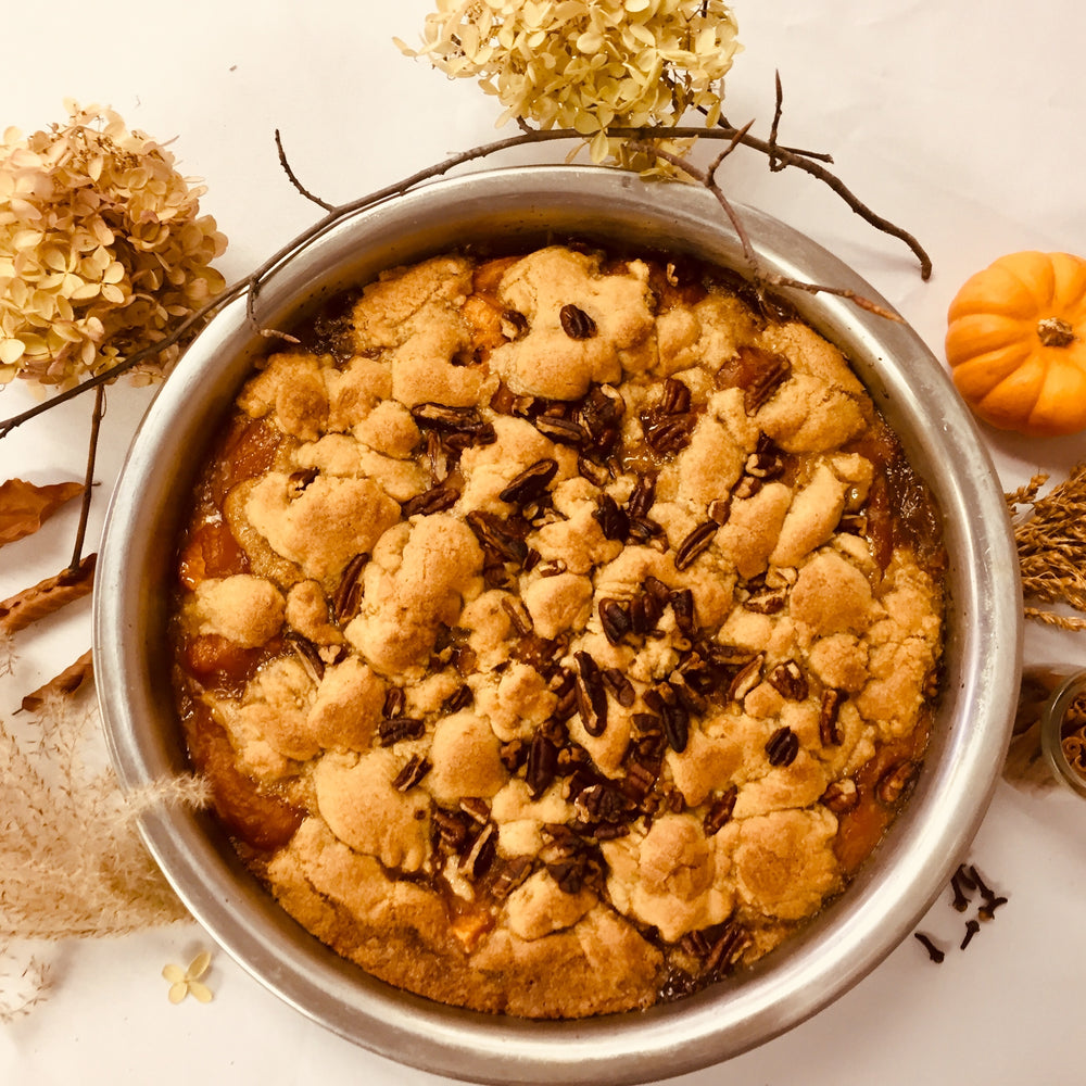 Vegan sweet potato casserole that's quick, easy and perfect for holiday meals! - Country Life Natural Foods
