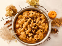 Vegan sweet potato casserole that's quick, easy and perfect for holiday meals!
