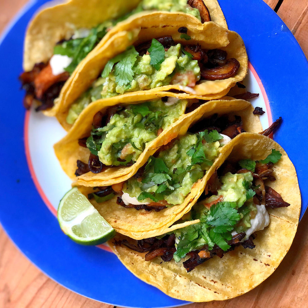 Simple, yet mouth-watering vegan mushroom tacos - Country Life Natural Foods