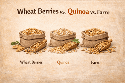 Wheat Berries vs. Quinoa vs. Farro: Protein Density, Cost Efficiency, and Functional Nutrition Performance Tested