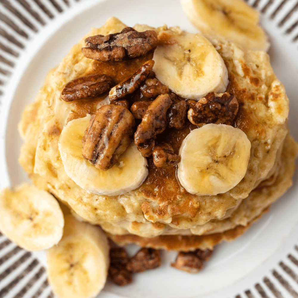 Delicious Vegan Banana Bread Pancakes