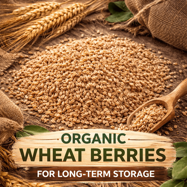 Organic Wheat Berries for Long-Term Storage: Shelf Life, Safety, and Tips - Country Life Natural Foods