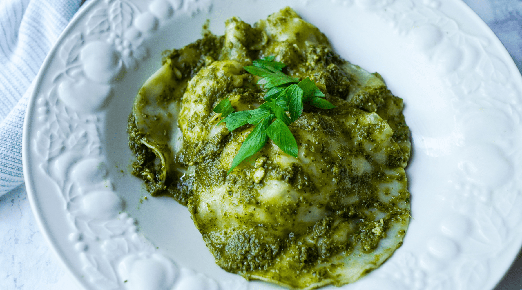 Tofu Pesto Ravioli - A Plant-Based Spin On The Italian Favorite