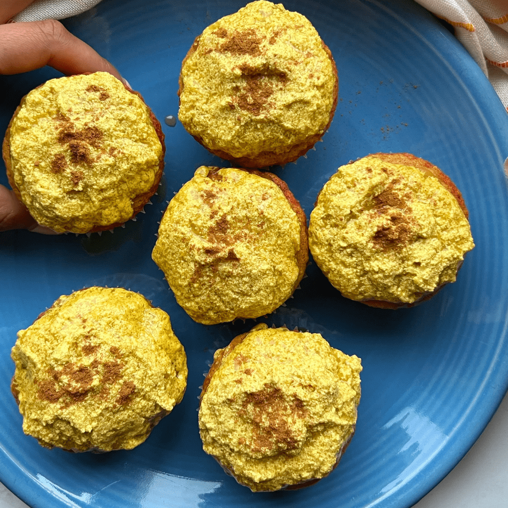 Delicious Golden Latte Cupcakes For Fall