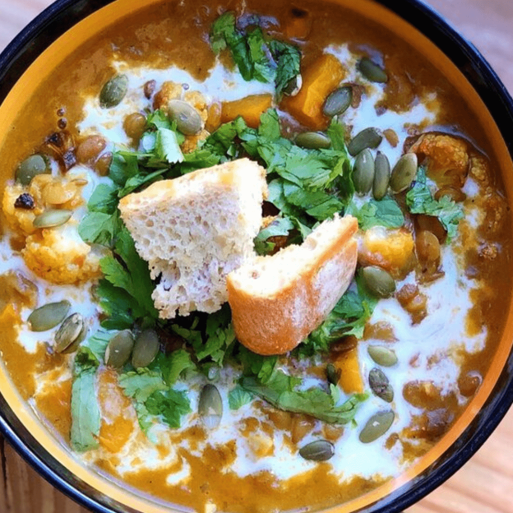 Exotic Moroccan Spiced Lentil Curry
