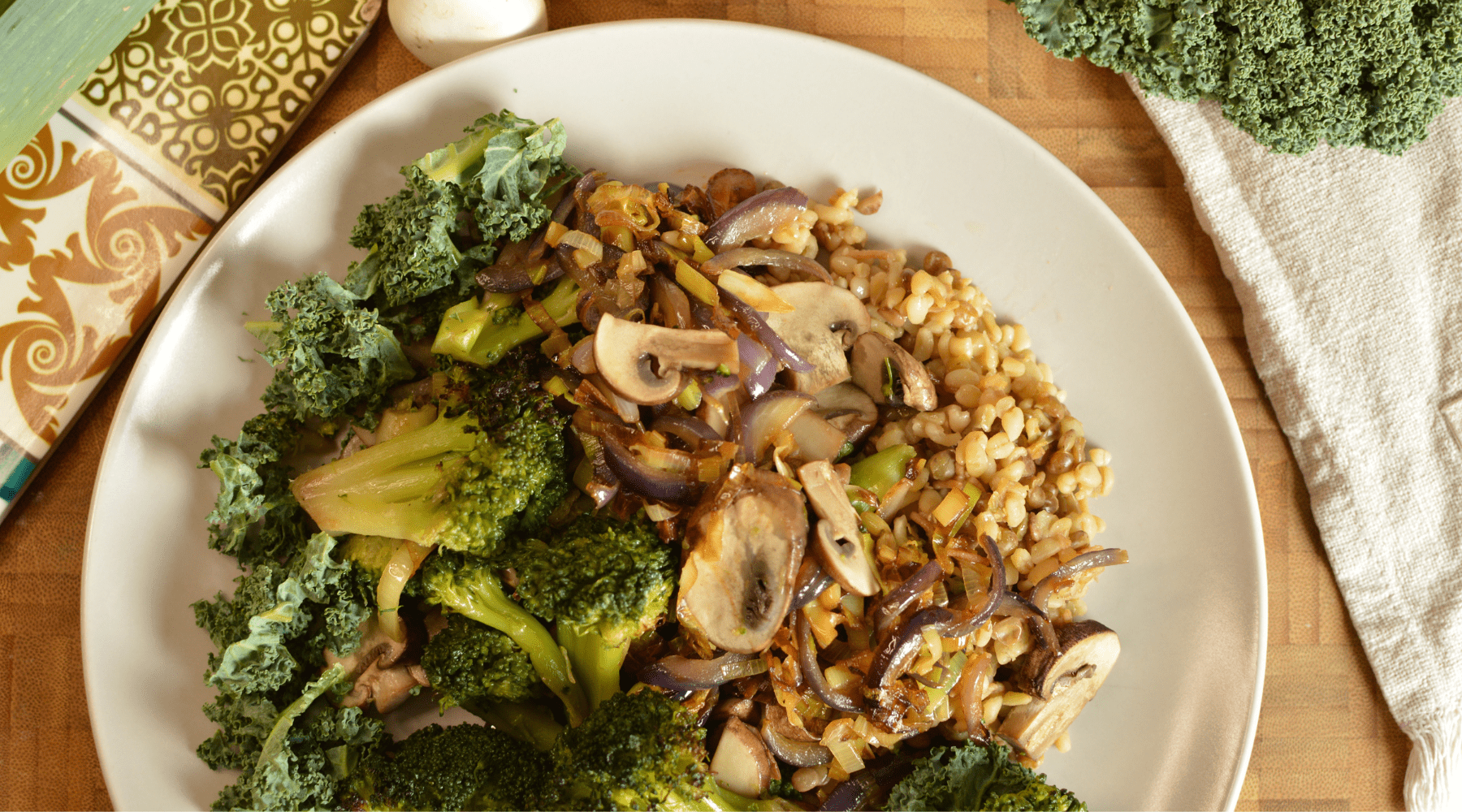 Earthy Bulgur And Lentil Medley