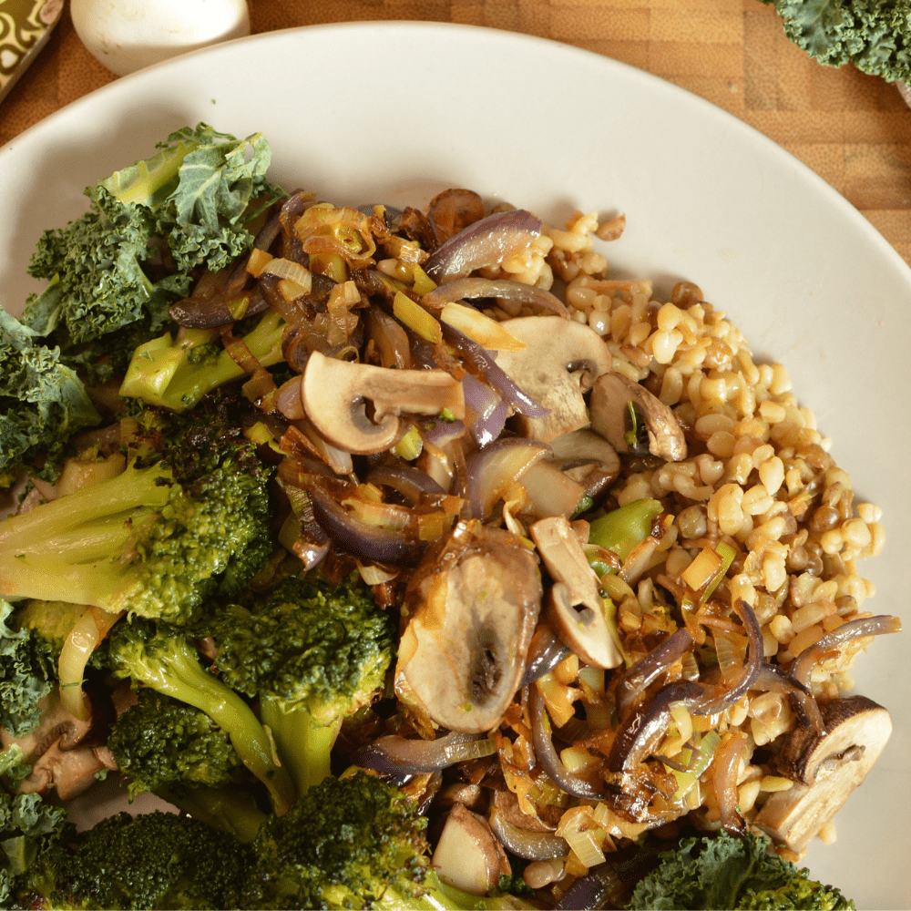 Earthy Bulgur And Lentil Medley