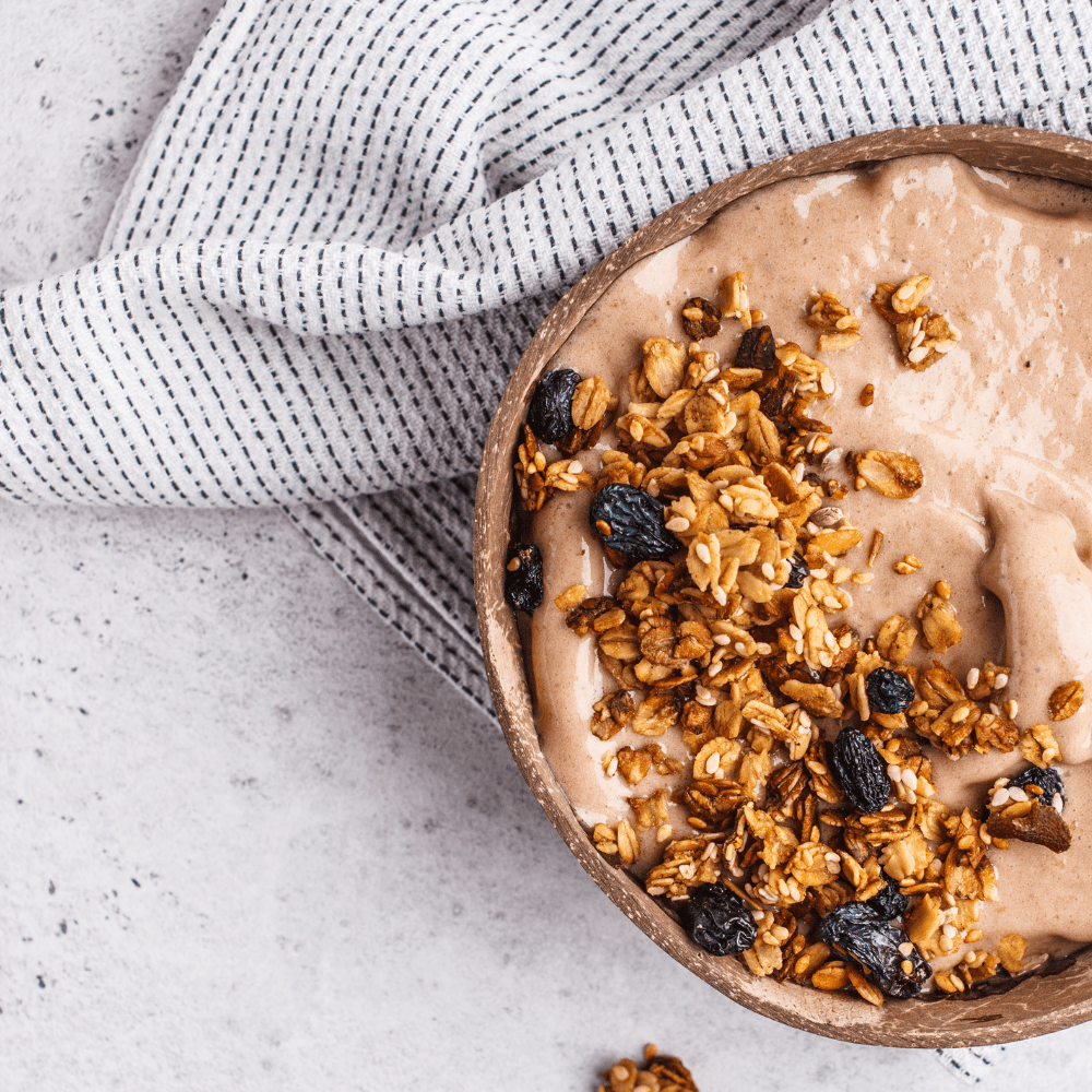 Mouth-Watering Chocolate Protein Smoothie Bowl