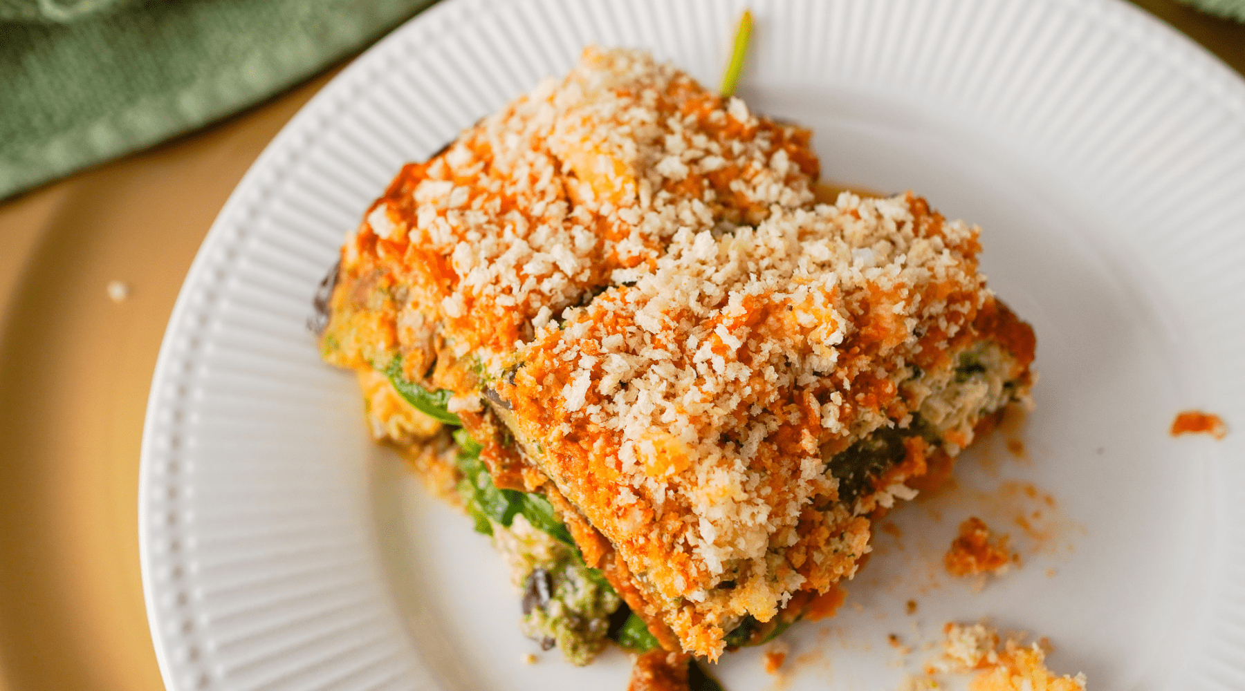 Guilt-Free, Low-Carb Eggplant Lasagna Packed With Plant-Based Protein