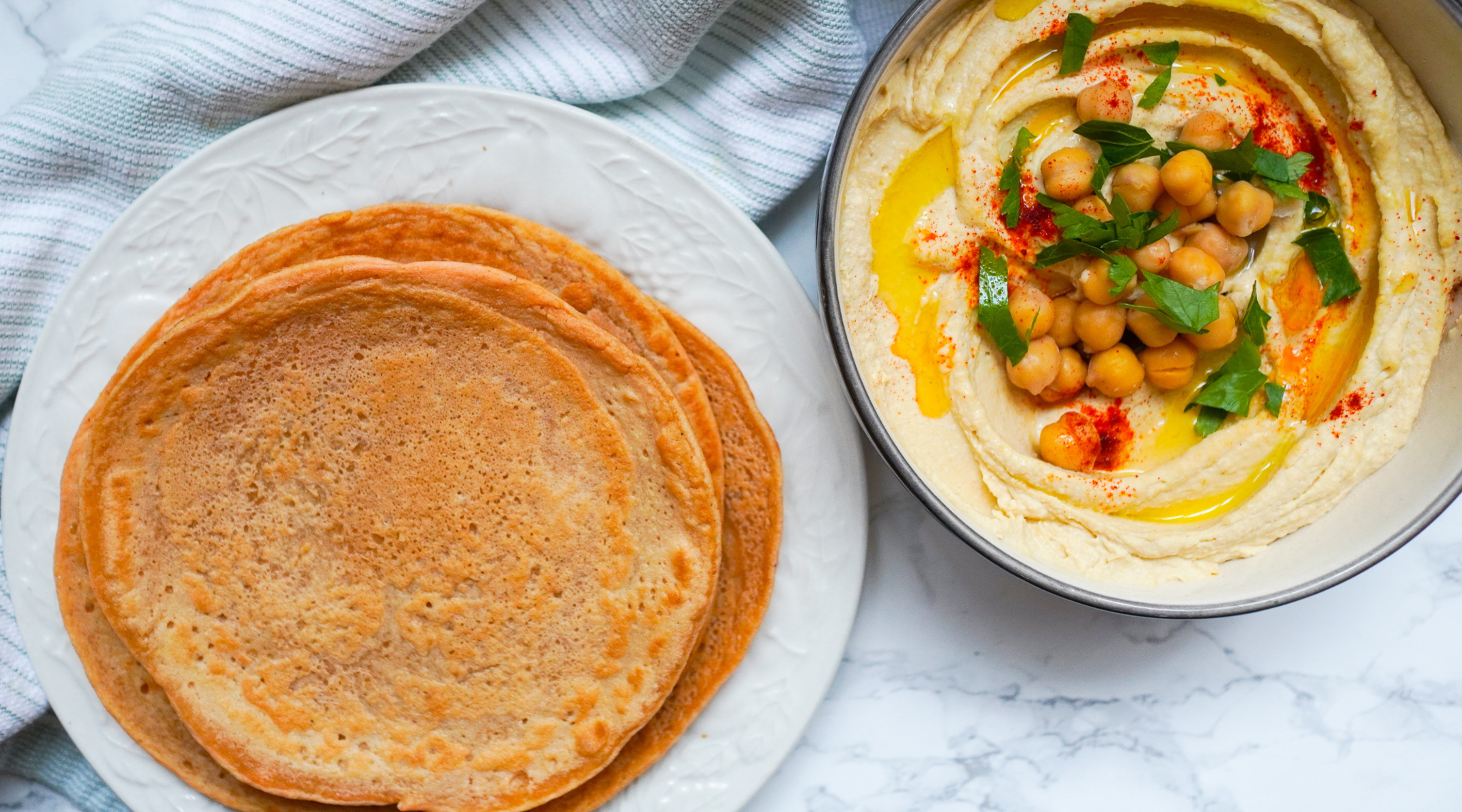 The Easiest Healthy Flatbread Recipe Using Lentils!