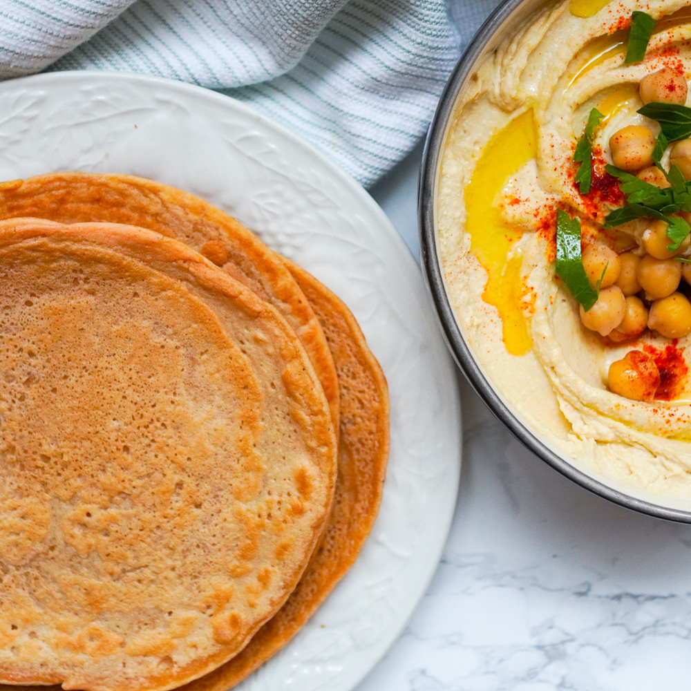 The Easiest Healthy Flatbread Recipe Using Lentils!