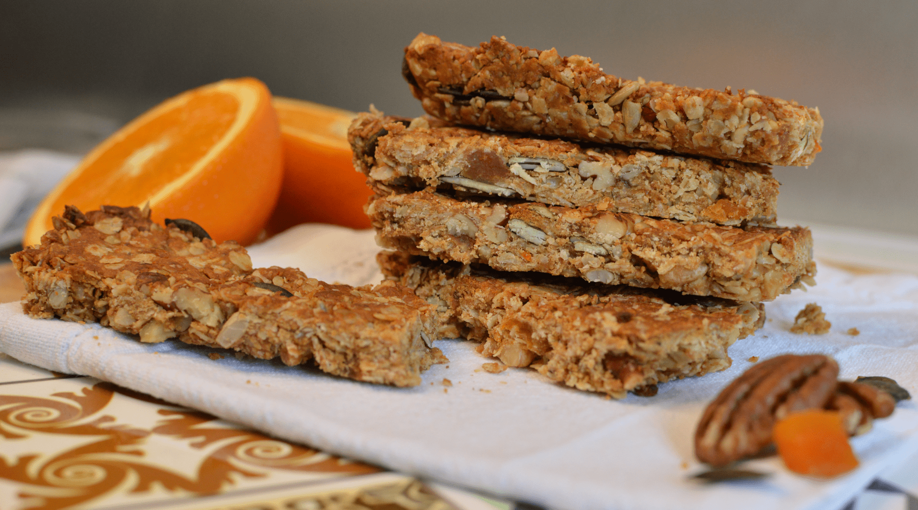 Healthy, Crunchy Homemade Granola Bars