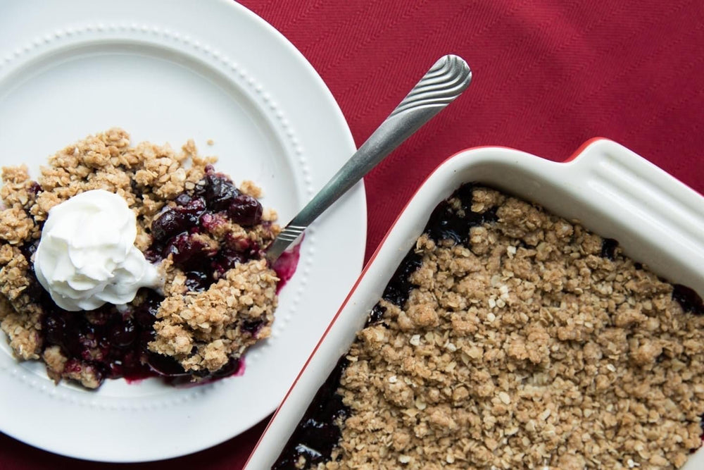 Delicious Vegan Blueberry Crisp - Country Life Natural Foods