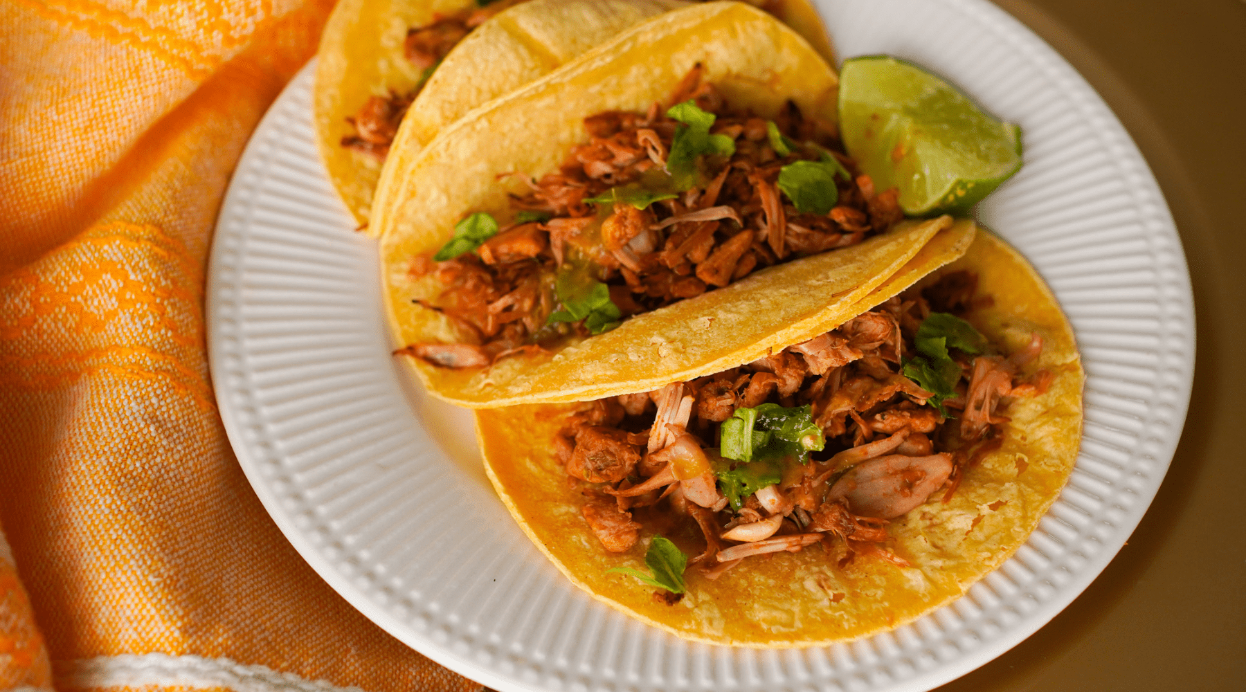 Shredded Jackfruit Carnita Tacos