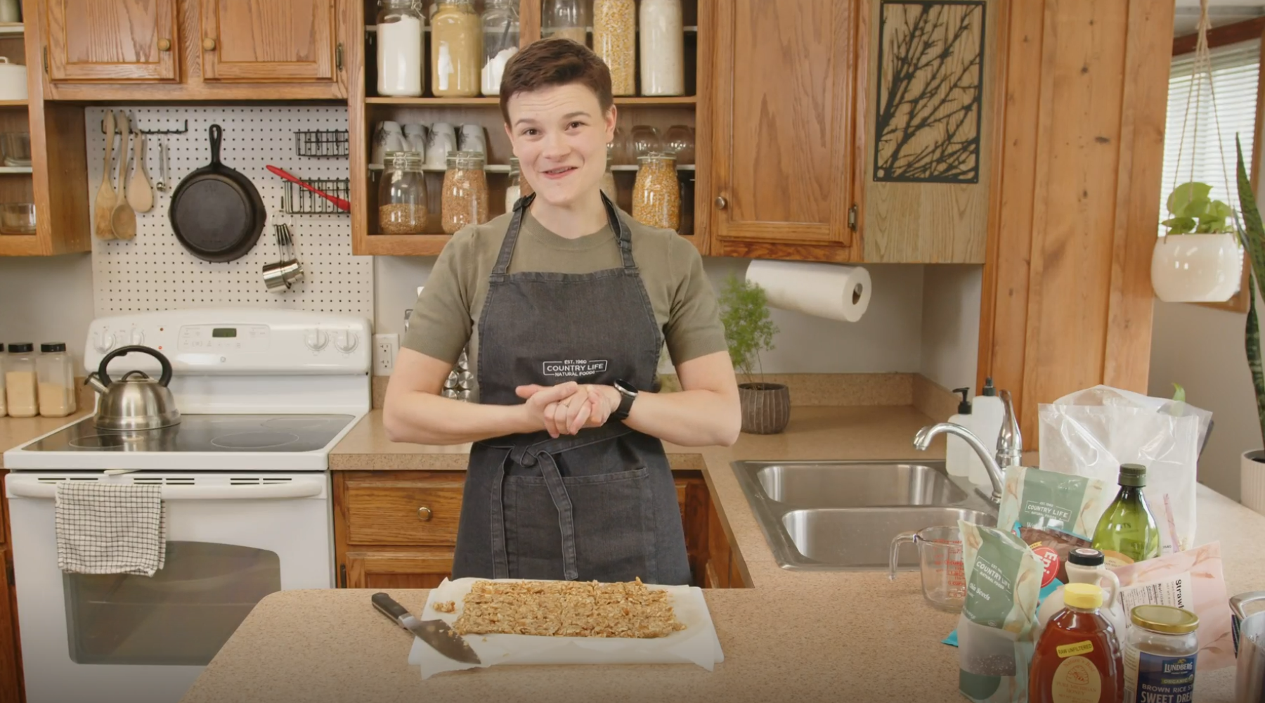 No-Bake Homemade Granola Bars (Without Peanut Butter)