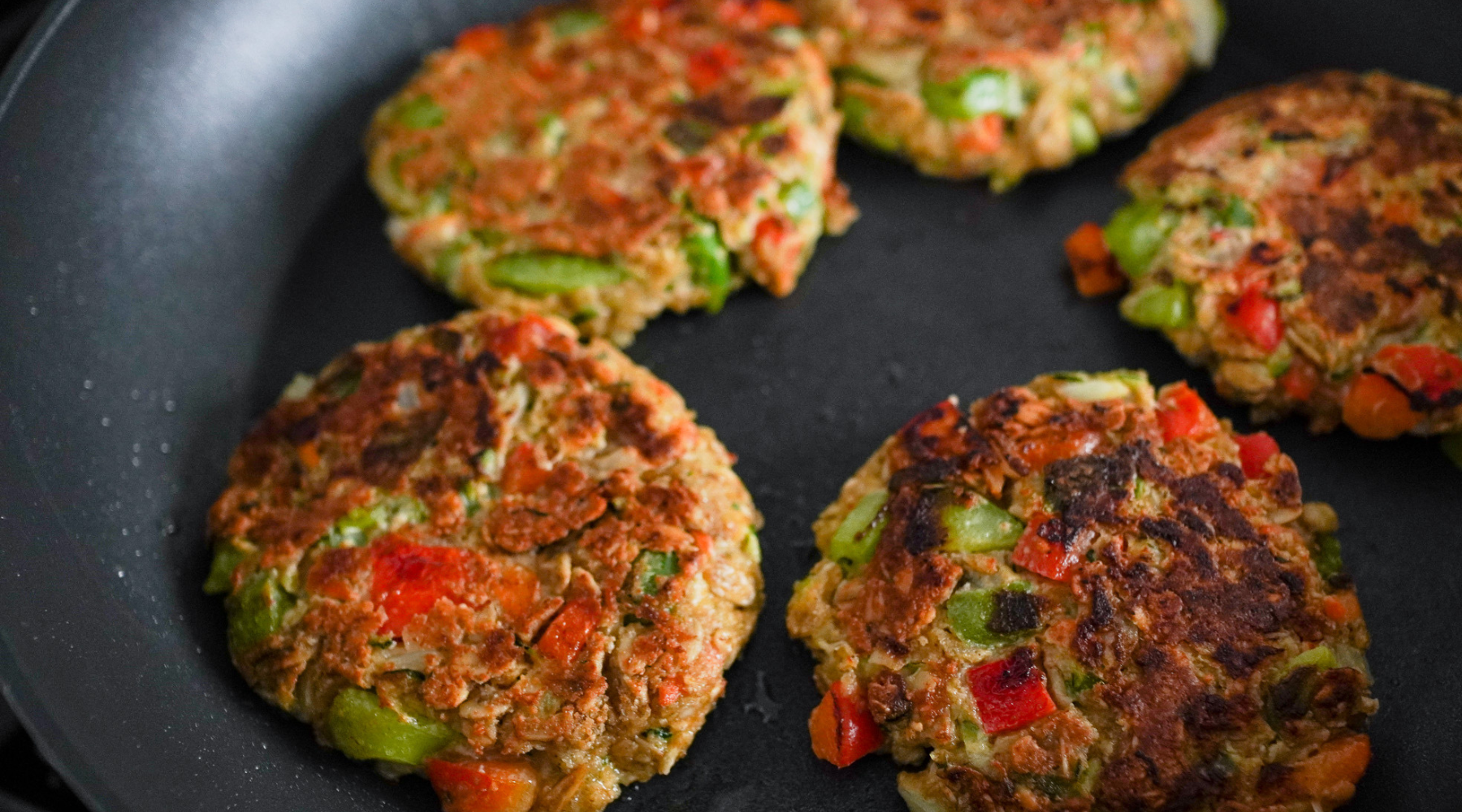 Nut And Seed Oat Patties With A Delicious Pesto