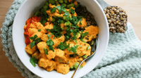 Tofu Lentil Salad - A Nutritious, Protein Packed Meal