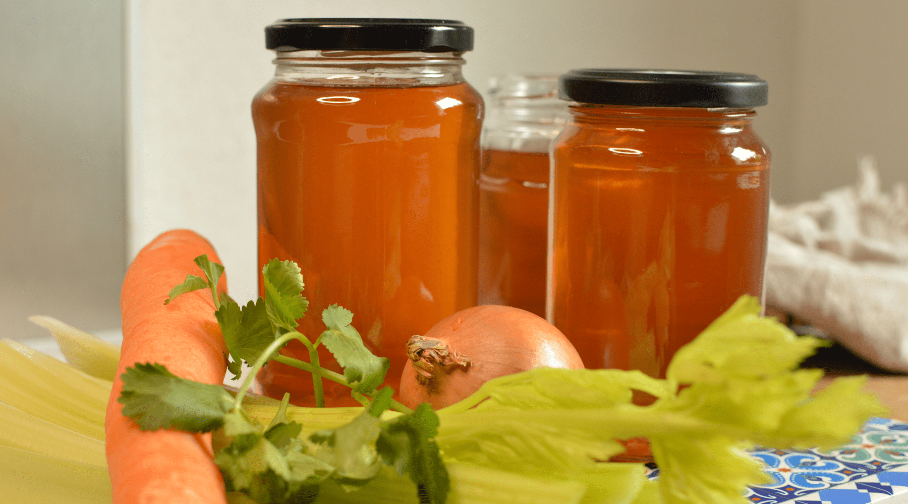 An Easy Homemade Vegetable Broth With Your Kitchen Scraps