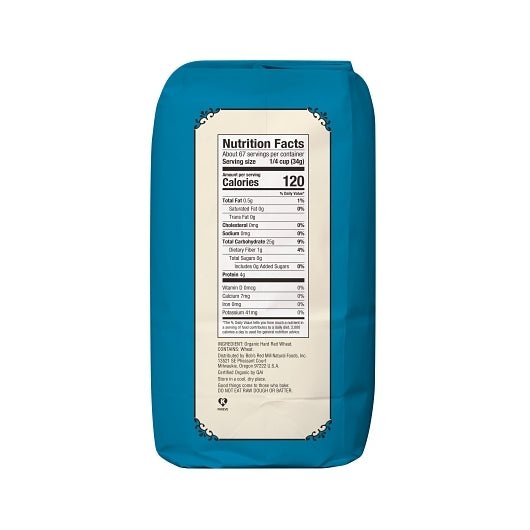 Unbleached White All-Purpose Flour, Organic, Bob's Red Mill - Country Life Natural Foods