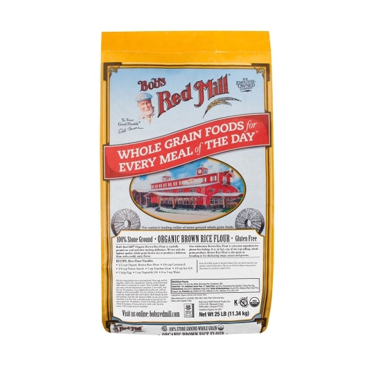 Brown Rice Flour, Organic, Gluten-Free, Bob's Red Mill