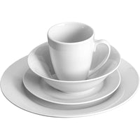 
                  
                    Gibson 102563.16RM Porcelain Zen Buffet 16 Piece Round Dinnerware Set, White
                  
                