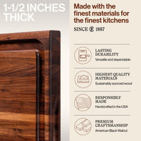 
                  
                    John Boos BBQ Collection Reversible Wood Cutting Board with Juice Groove, Walnut - Country Life Natural Foods
                  
                