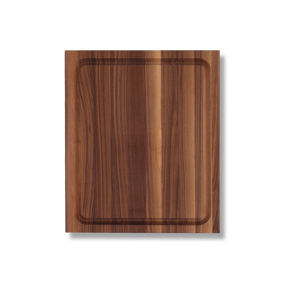 John Boos BBQ Collection Reversible Wood Cutting Board with Juice Groove, Walnut - Country Life Natural Foods