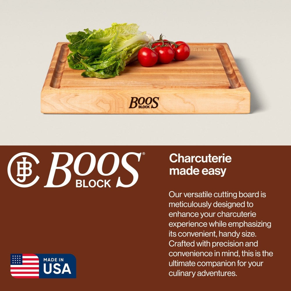 
                  
                    John Boos Square Maple Wood Cutting Board with Juice Groove, 15" x 15" x 1.5" - Country Life Natural Foods
                  
                