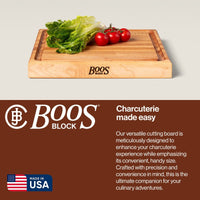 
                  
                    John Boos Square Maple Wood Cutting Board with Juice Groove, 15" x 15" x 1.5" - Country Life Natural Foods
                  
                